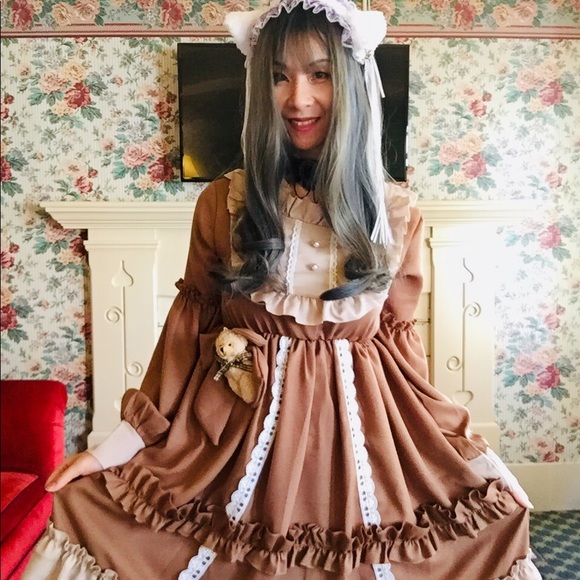 NEW Sweet Harajuku Lolita Dress - Picture 8 of 15